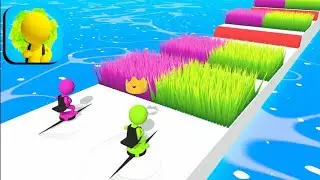 Grass Race 🌈🌿🌈 All Levels Gameplay Trailer Android,ios New Game #shorts #Grassrun #gameplay