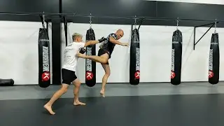 Jumping, Spinning, Back-Kick - Kickboxing Additions