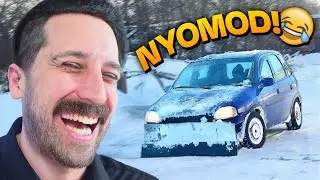H&oacute;kotr&oacute;t csin&aacute;lt az aut&oacute;j&aacute;b&oacute;l, de J&Ouml;TTEK a rendőr&ouml;k! 😂