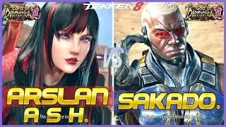 T8 ▰ ARSLAN ASH (Anna) Vs SAKADO (Raven) ▰ Tekken 8 High Level Gameplay