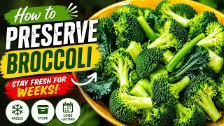 Preserving Broccoli for Year-Round Use | Methods and Recipes | how to save broccoli without freezing