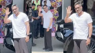 Singham Ajay Devgan Spotted At Kalina Private Airport In Mumbai🙏❤️😘