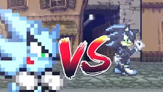 nazo vs mephiles sprite animation battle