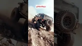 Extreme Jeep Descending the Rock Trail&rdquo;
