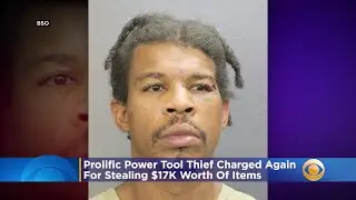Prolific Power Tool Thief Charged Again For Stealing $17K Worth Of Items