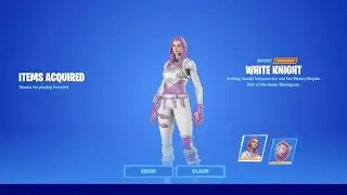*NEW* WHITE KNIGHT SKIN COMING TO FORTNITE BATTLE ROYALE SOON!