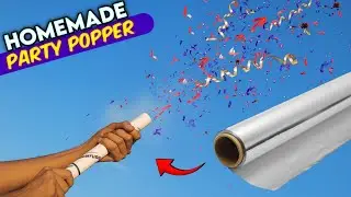 Homemade Real party popper , how to make party popper at home , diy twist party popper