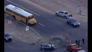 Students suffer minor injuries during school bus crash on SR-347
