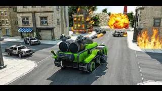 GANGSTER Tank Attacks Real Crime Scenes Now