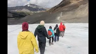 Athabasca Glacier Icewalks - On the Colombia Icefield