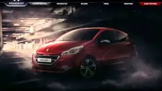Peugeot 208GTi full page interactive