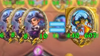 2 Win 1 Game! 7 Whelp Smuggler and Blazing Skyfin- Heartstone Battleground