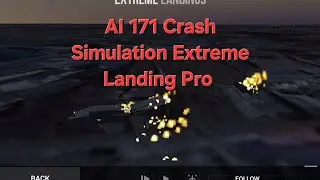 Air India AI 171 Ahmedabad to London crash simulation on Extreme Landing - Following Plane