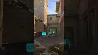 Крутые флешки против Шорта/Cool flashbangs #mirage #cs2 #shorts #artofnades