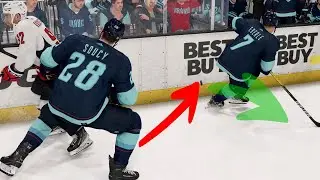 nhl 23 pass off boards to players