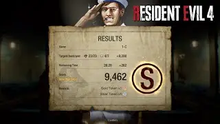 Shooting Range 1-C Challenge (S-RANK) - Resident Evil 4 Remake