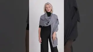 Pewter Cashmere Wrap