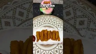 Crispy baby corn #ytshorts #cooking #recipe #asmr #trending #snacks  #babycorn @Rubylaluluv-life143