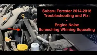 Fix whining and screeching Engine Noise on Your 2014-2018 Subaru Forester