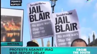 British protests delay release of report on Iraq war