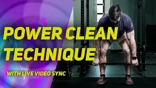 Assessing Power Clean Technique | Live Video Sync at the LEOMO Performance Center