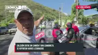 🔴 #ÚLTIMAHORA | Fuerte accidente en la cuesta El Plomo