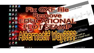 produced by an autodesk student version Auto Cad 2020 - Alternative Way And fix The File