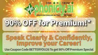 New Year New You 90% OFF Premium Accent Training SALE!