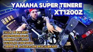 YAMAHA SUPER TENERE XT1200Z PROBLEMAS DE COMPRESION VALVULAS BOBINAS Y CUERPO DE ACELERACION