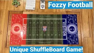 Fozzy Football Tabletop ShuffleBoard Board Game Review - Combines American Football In A Unique Way!
