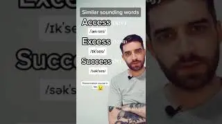 How to pronounce ACCESS, EXCESS and SUCCESS correctly in English