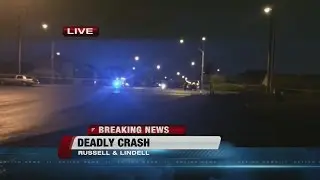 Car crashes into wall