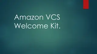 Amazon VCS Welcome Kit. #amazon #permanentworkfromhome #AmazonVCS