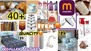 40+meesho products rs75 home decor kitchen utility jwellery makeup meesho random products haul 2024