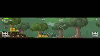 Hill Climb Racing. Quad Bike on Jungle 14072 meters. Bad score + Malo