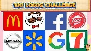 Ultimate Logo Quiz 2025🔥 | Can You Guess All 100 Logos Correct?🧠