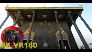 Wat Moha Montrey Sihanouk Boulevard in Phnom Penh Cambodia 8K 4K VR180 3D (Travel Videos ASMR Music)