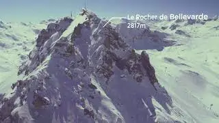 Les massifs de Val d'Is&egrave;re vus du ciel - Bellevarde