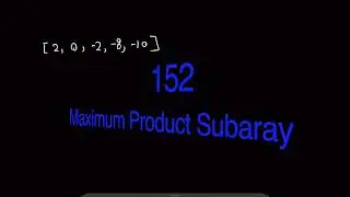 LeetCode 152. Maximum Product Subarray