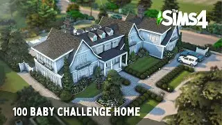 100 Baby Challenge House | The Sims 4 Speed Build | No CC