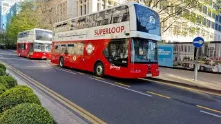 Top deck Superloop SL4  Grove park  to Canary Wharf