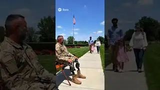Little Girl&rsquo;s Simple Gift Brings a Soldier to Tears 🇺🇸🥹#Kindness #USmilitary#USA