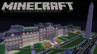 Потрясающая карта Вашингтона в Minecraft! 