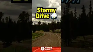 Arizona Monsoon Season 🌧️ Relaxing Drive in the White Mountains