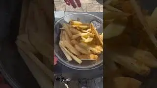 Smoking Burgers and Making Homemade Fries