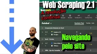 Web Scraping 2.1 - como fazer um swipe/scroll - parte 7 #bet365 #python #adb