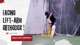 BACK TO BASIC - PRACTICE AGAINST LEFT-ARM ORTHODOX IN NET'S 🏏 @rushicric_0714