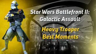 Star Wars Battlefront 2 Gameplay Heavy Trooper  Best Moments(No Comentary)