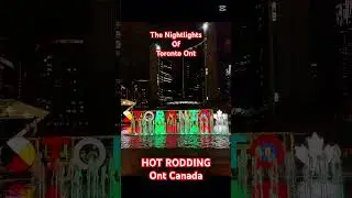 The Night Lights of Hot RODDING in Toronto Ont Canada .@HotWheels @TorontoSun @ travel Ont