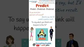 📚Use THIS Verb to Talk about The FUTURE - MASTER English Verbs